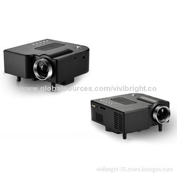 Cheapest 1080P 300:1 Contrast,120 Lumen Home theater portable Mini projector GP5S